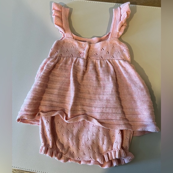 Pink Knit Romper - Picture 2 of 4